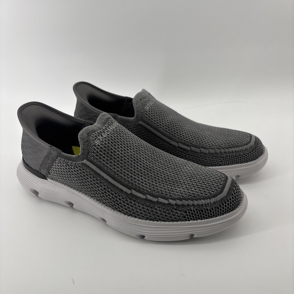 Skechers Hands Free Slip-ins Garza‎ Brent Shoes Men's 10.5 Charcoal Grey Loafers